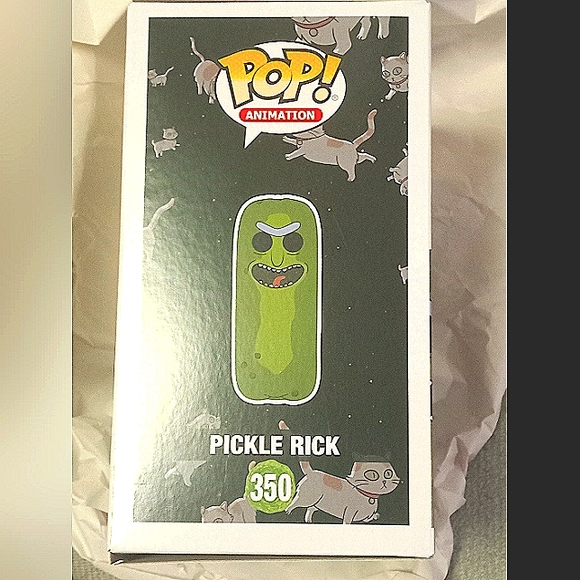 🥒 Limited Pickle Rick Pop Funko Pop 1 in 25k Rare PX Exclusive Glows in the dar - Picture 5 of 5